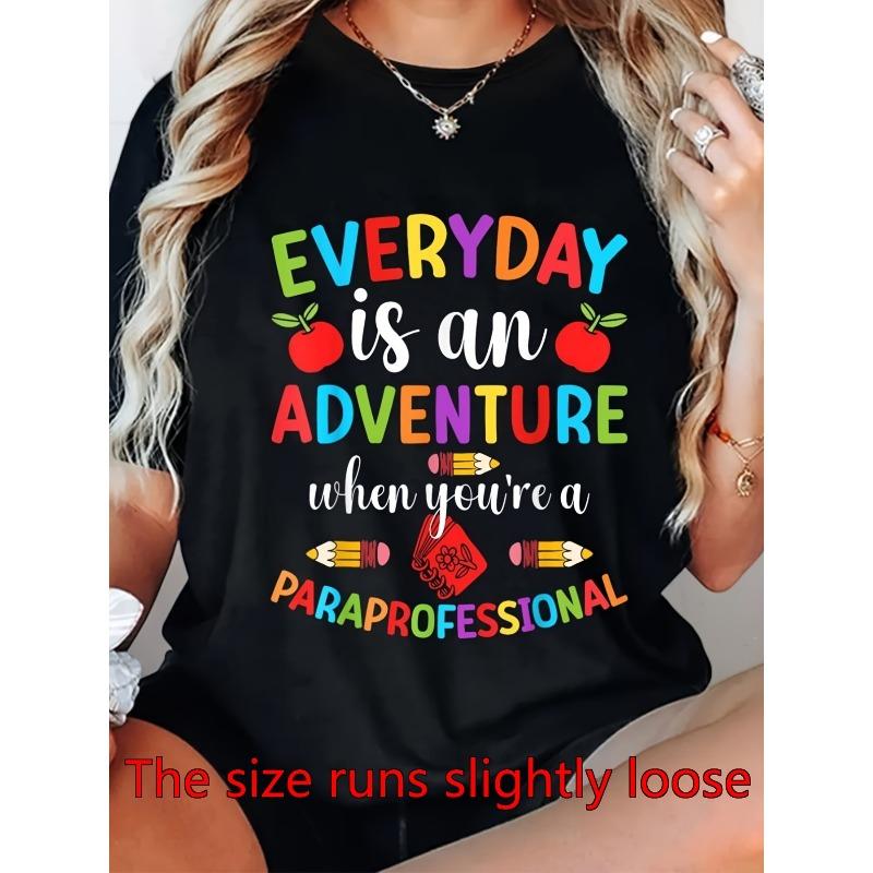 T-Shirt for Educators Perfectly Designed for Paraprofessionals S чёрный