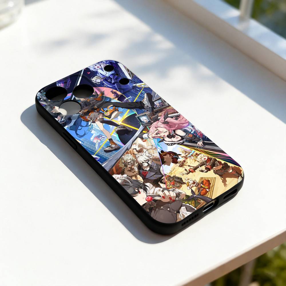 

Z-Zenless Zone Zero Cute Phone Case Silicone Black Soft For iPhone 17,16,15,14,13,12,11,Pro,Max,Plus,E,SE4,Air,Mini iPhone13