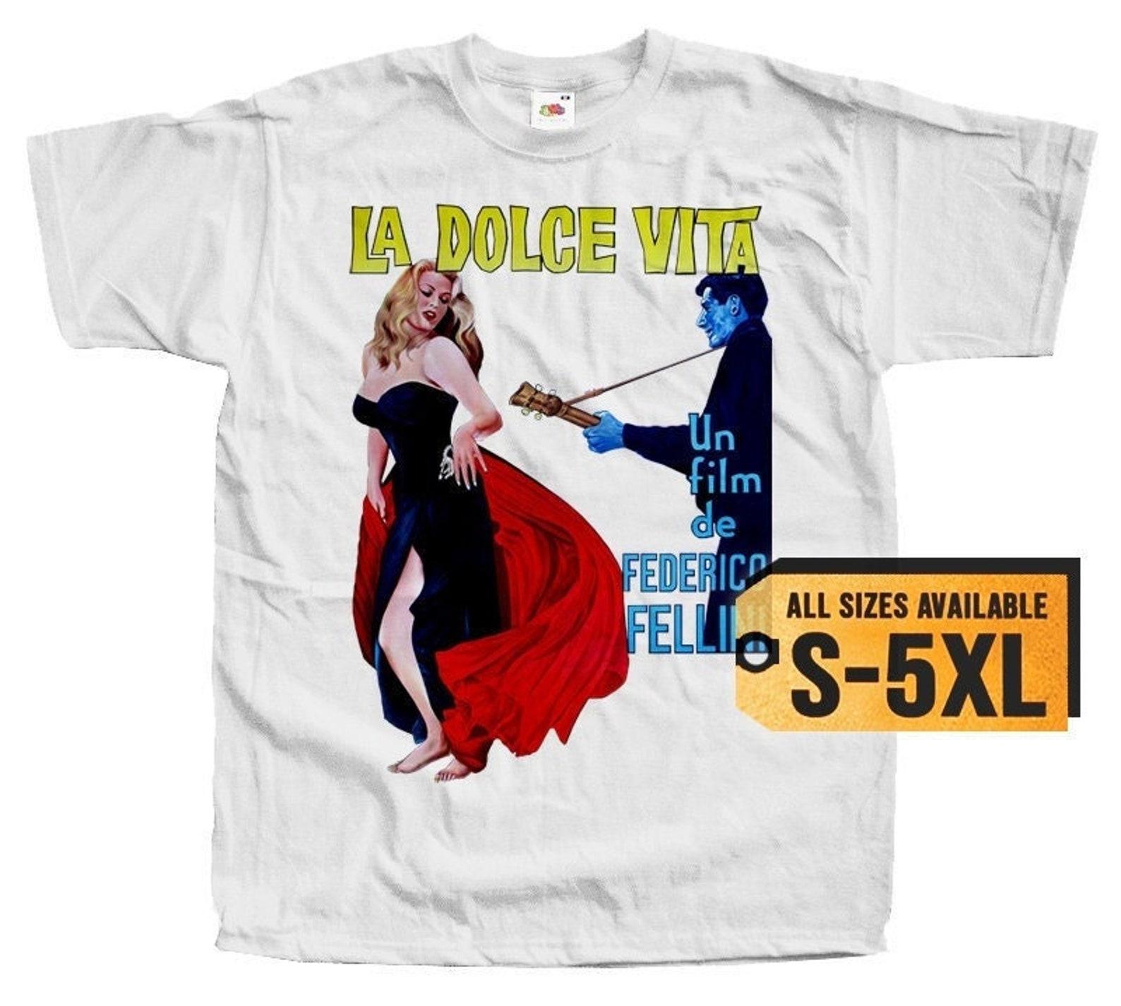 La Dolce Vita V1 (Fellini) Poster Men T-Shirt all sizes S-5XL 4XL