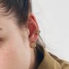 Lux Spiral Cubic Earrings