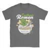Cool Cactuar Ramen Final Fantasy T-Shirts for Men Crewneck 100% Cotton T Shirts Short Sleeve Tee Shirt Unique Tops