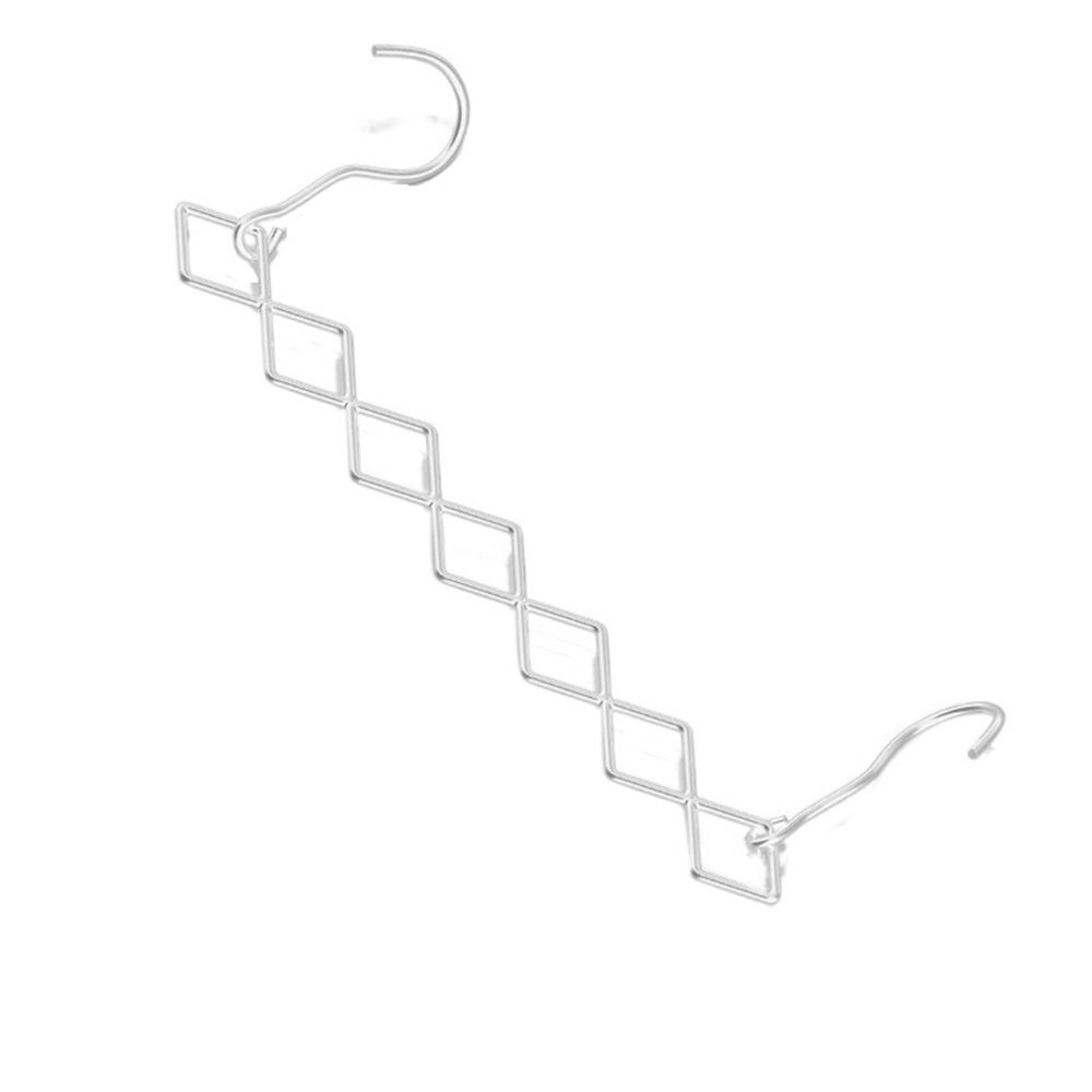 Stainless Steel 7 Slots Clothes Hanger Foldable Clothes Drying Rack  Dormitory