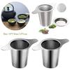 Hot Stainless Steel Tea Infuser Extra Fine Perfect Size Teapots Reusable Double Handles Items Home