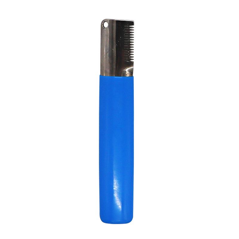 Chuanji Pet Hair Removal Comb for Dogs & Cats - Coarse & Fine Tooth 