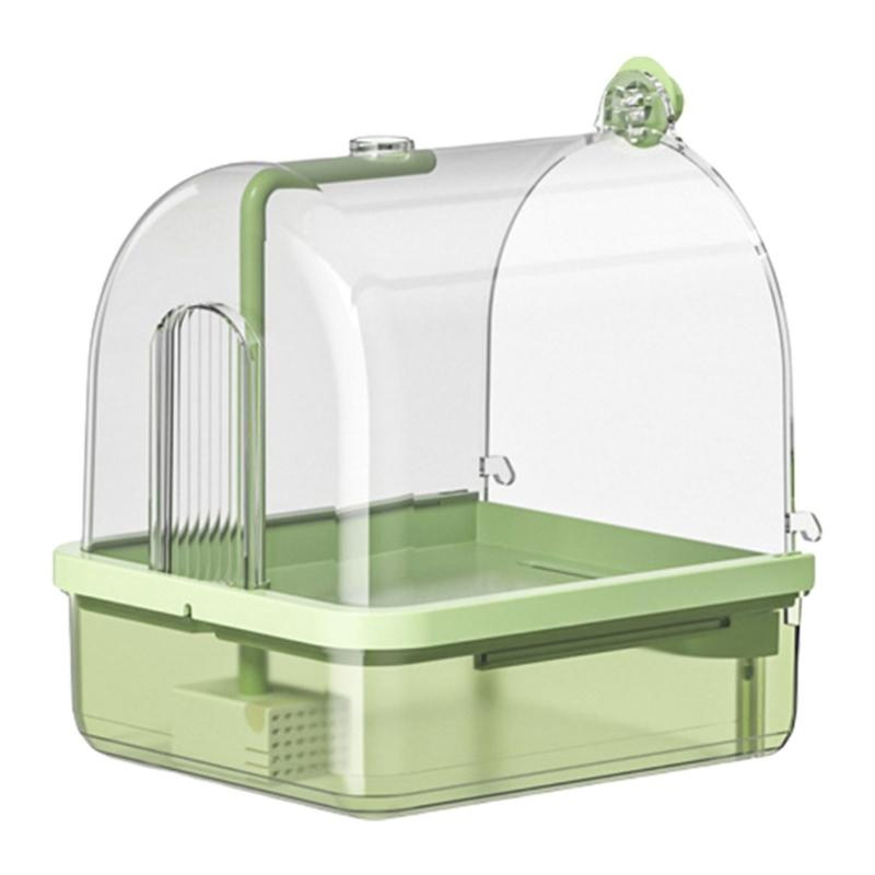 Papageien Badewanne, Automatisch pumpender Vogelbrunnen, Einstellbarer Durchfluss für Vogel Haustier Zirkulierender Brunnen