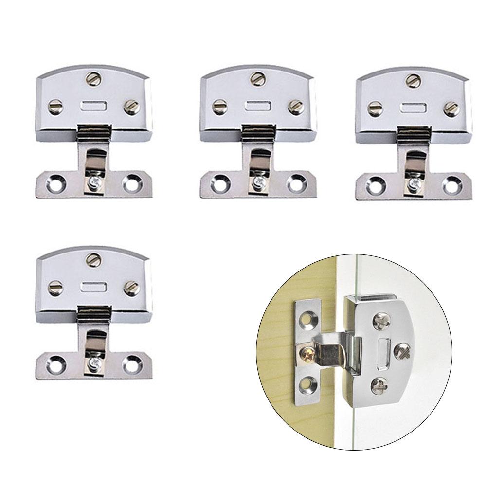 4pcs Glass Door Hinge Adjustable Clamp Inset Door Bathroom Shower Display Cabinet Cupboard Door Hinges Furniture Hardware