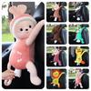 Cute Car Tissue Box For Backseat Plush Material Cartoon Character Design