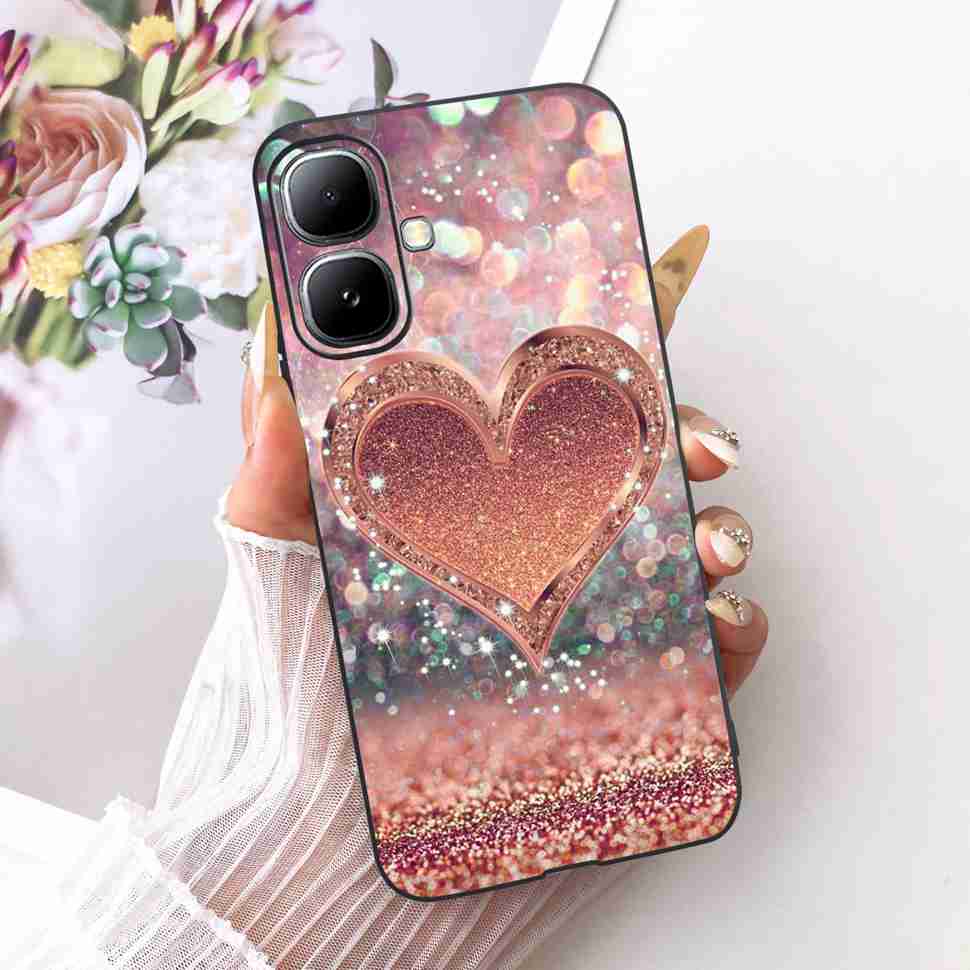 For Infinix Smart 20 4G X6840 X6840B Case Cartoon Cat Dinosaur TPU Black Cover For  Infinix Smart20 smart 20 4G Phone Casing