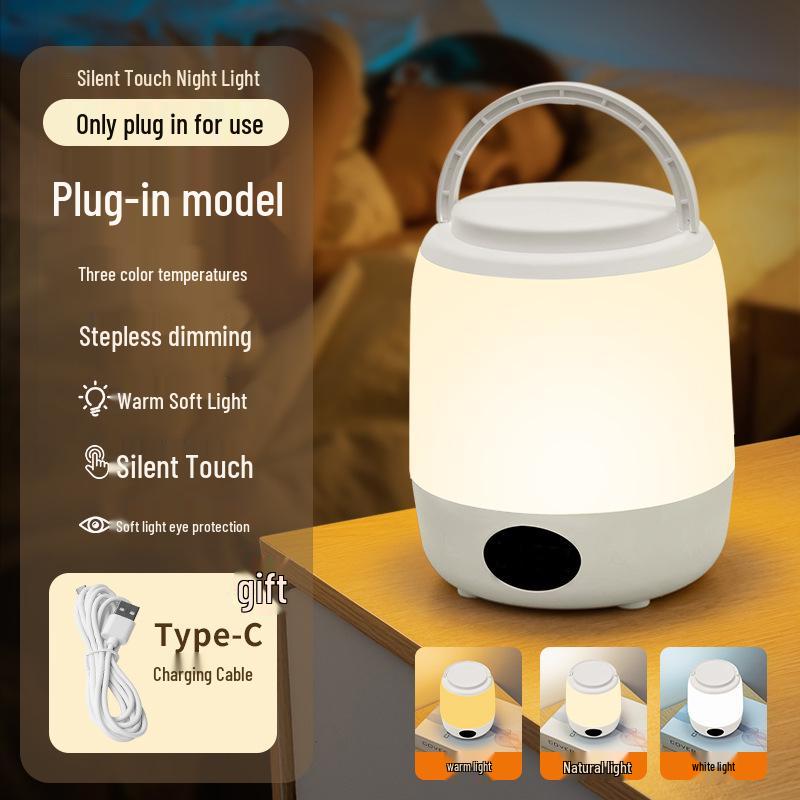 LED Night Light with Remote - Baby Sleep & Eye Protection Bedside Lamp for Breastfeeding & Children's Room