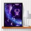 5D Diy Diamond Painting Cartoon Star Moon Wolf Cross Stitch Set Full Diamond Embroidery Mosaic Art Picture of Rhinestones Decor Gift