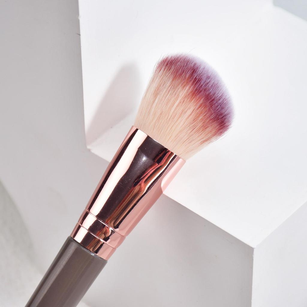 Best-Selling Champagne Gold Makeup Brush Set: 10 or 20-Piece Collection with Bag – Includes Foundation, Eyeshadow, Loose Powder, Gold-Plated Brushes