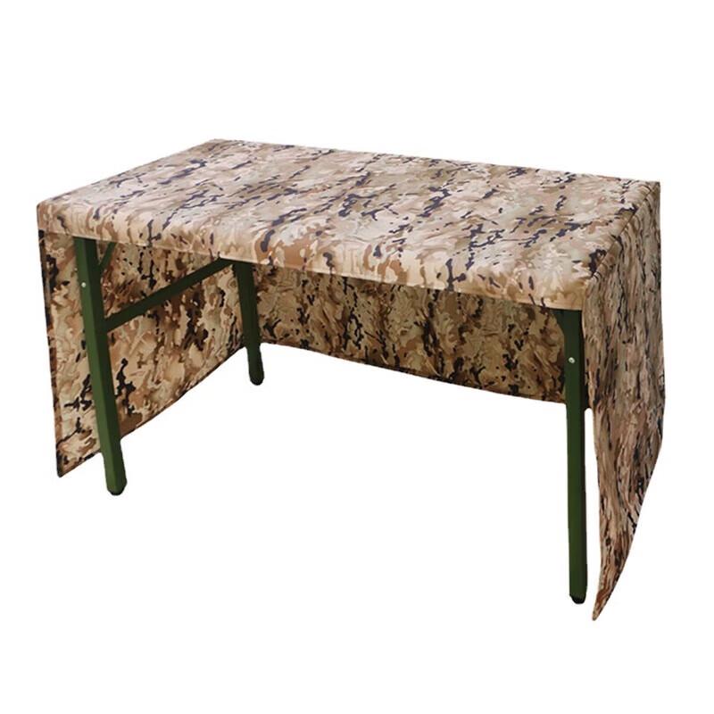 Foldable Three-Sided Table Skirt