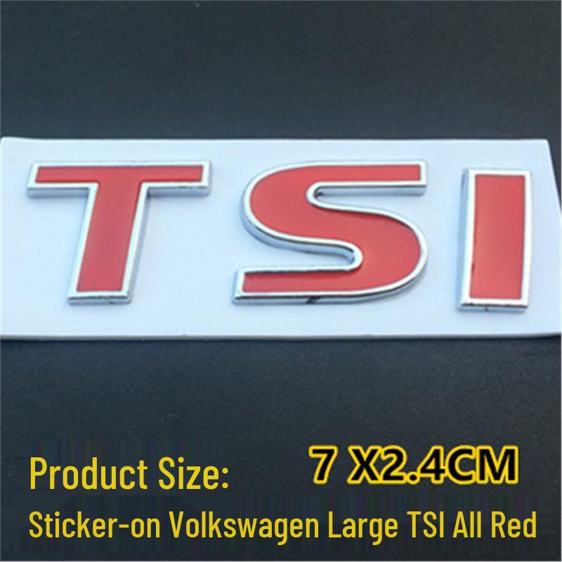 Adesivi Metallici/Emblemi Posteriori per Sagitar, CC, Magotan, New Bora, New Lavida, New Passat e Modelli TSI.