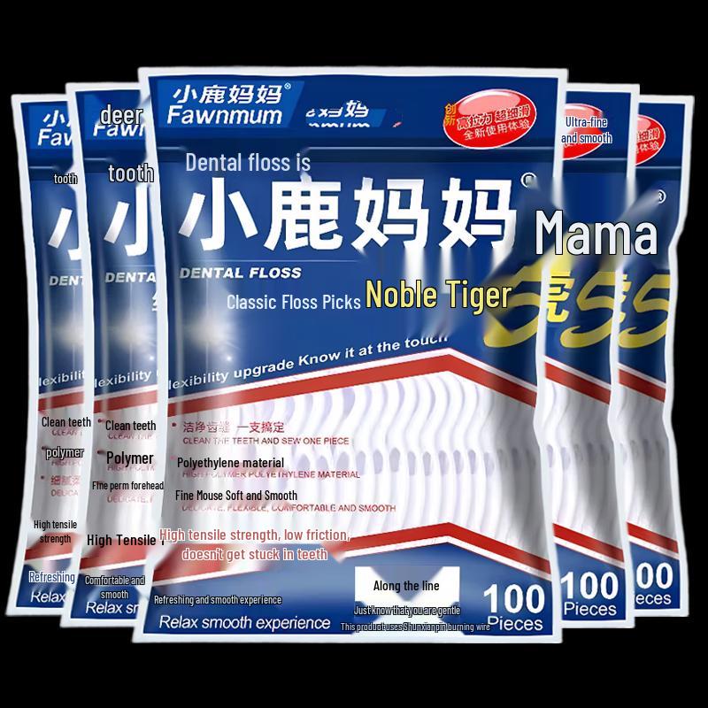 

Little Deer Mom Smooth High-Tensile Dental Floss Picks
