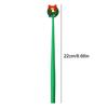 Santa Soft Silicone Rocking Pen 3D Head Ballpoint Pen Cartoon Reindeer Design Christmas Gift For Kids Party Decor Writing Tools