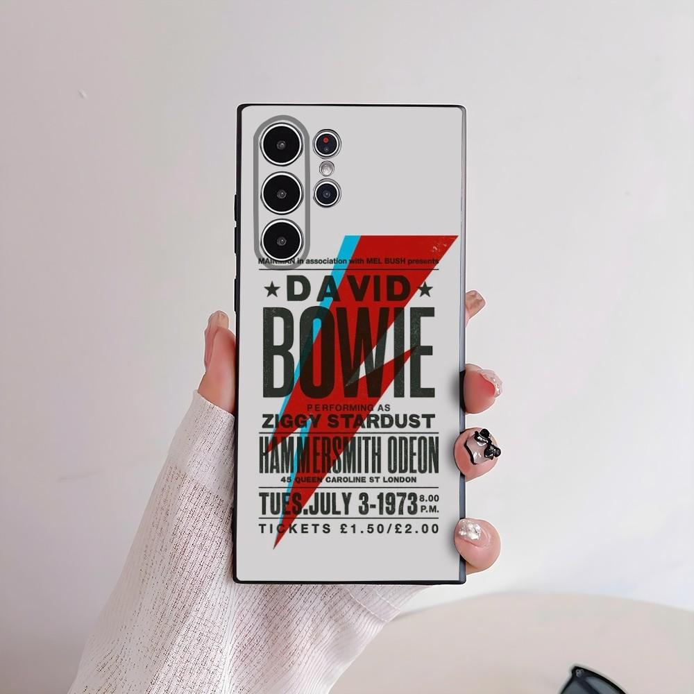 

D-David Cool B-bowie Phone Case For Samsung Galaxy S25 S24 S22 S23 Ultra S21 S20 Plus 5G Frosted Non-Slip Full Cover Case samsungS25