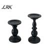 Iron Candle Holder Vintage Holder, Black Matte Pillar Holders, Metal Heat-Resistant Stand for Scented Candles And Tealights, Retro Candlestick Dining