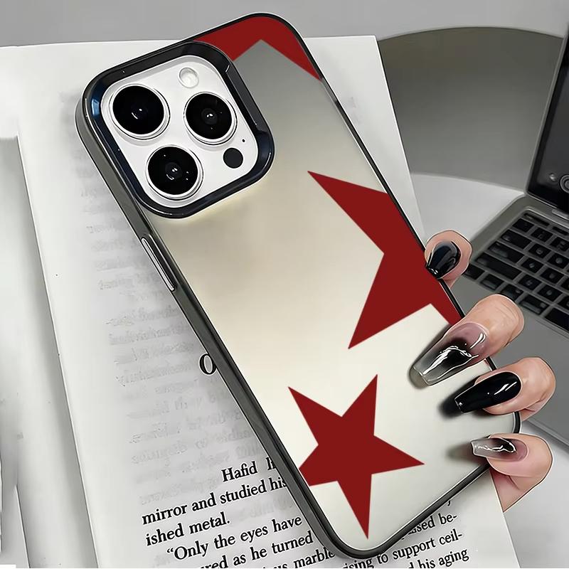 Minimalist Red Star Pattern Phone Case For Xiaomi Mi 15 T Pro 14T 13T 12T Mi 17 Pro 15 14 13 12 11 Lite 5G Shockproof Back Cover