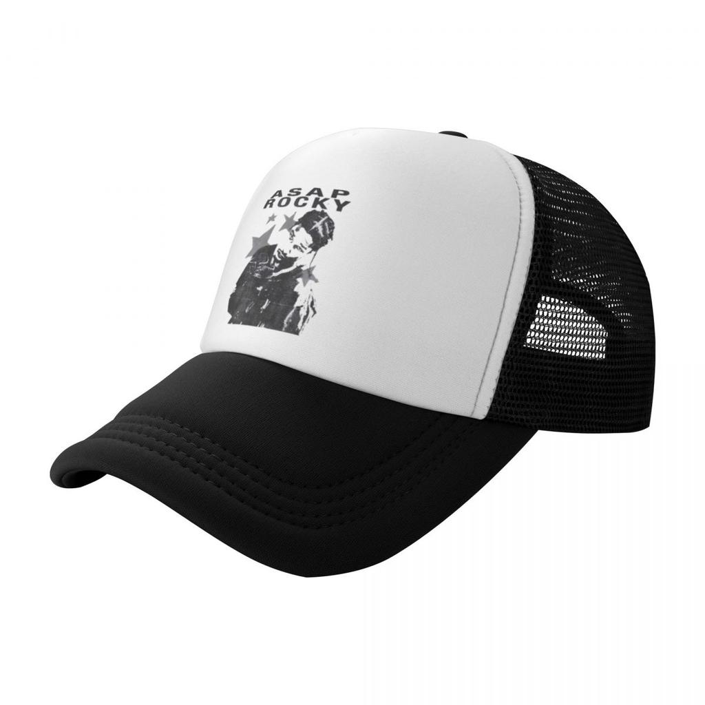 ASAP Vintage Rockey Summer Mesh Baseball Caps For Mens Camping Female Beach Sun Hat Hip Hop Trucker Cap