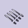 For Kia Rio Rio 5 2012 2013 2014 2015 2016 2017 New Pride New Chrome Car Door Handle Cover Trim Sticker Car Styling Accessories