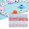 1200 Pieces Alphabet Letter Beads Kit Loose Spacer Bead 6mm -Z Beaded for DIY Earrings, Pendants