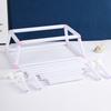 Embroidery Frame Holder Double Layer Clip On   Stitch Hoop Plastic Handheld Frame Rack for Needlework