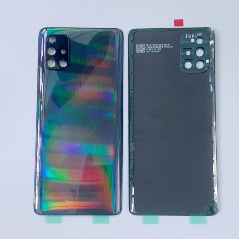 Battery Back Cover Door Housing For Samsung A31 A315 A51 A515 A71 A715 With Logo Replacement Parts