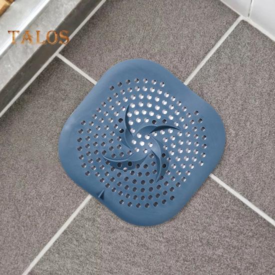 Raccogli-capelli in silicone per scarico doccia, resistente, protezione per scarico per bagno, cucina, lavanderia, facile da pulire, design antiscivolo, accessorio per doccia.