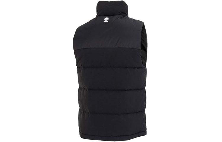 adidas Neo Down Vests Unisex Black Stand Collar Thickened HN4776
