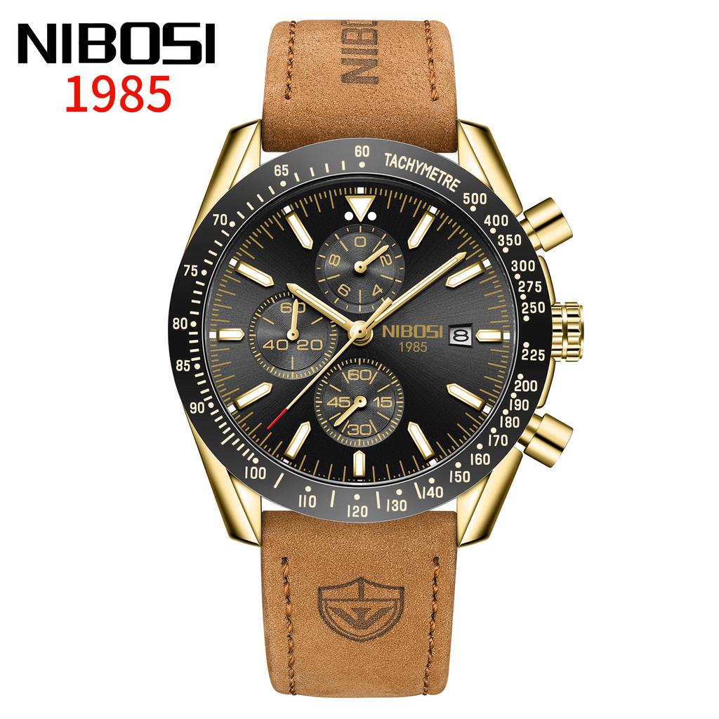 Men'S Large Dial Multi-Function Quartz Watch Luminous Waterproof Watch Men