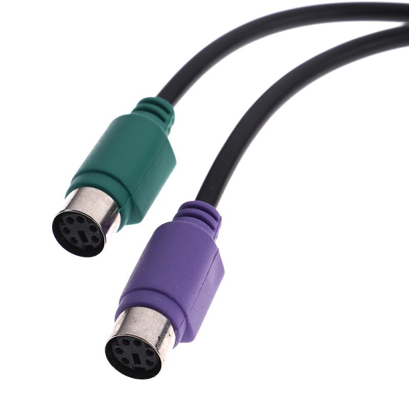 

1 шт. USB-переходник для двойного гнездового кабеля PS2 для клавиатуры и мыши