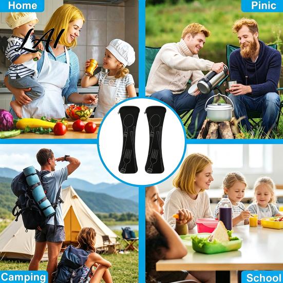 Washable Cutlery Pouch for Dining Portable Storage Bag Wear-Resistant Zippered Tableware Pouch Protective Zipper Straws Compact Bone Shaped