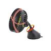 Portable Car Fan With Suction Cup 3 Speeds 5V USB Dashboard Cooling Air Circulator Fan 5 Blades For Vehicles Home