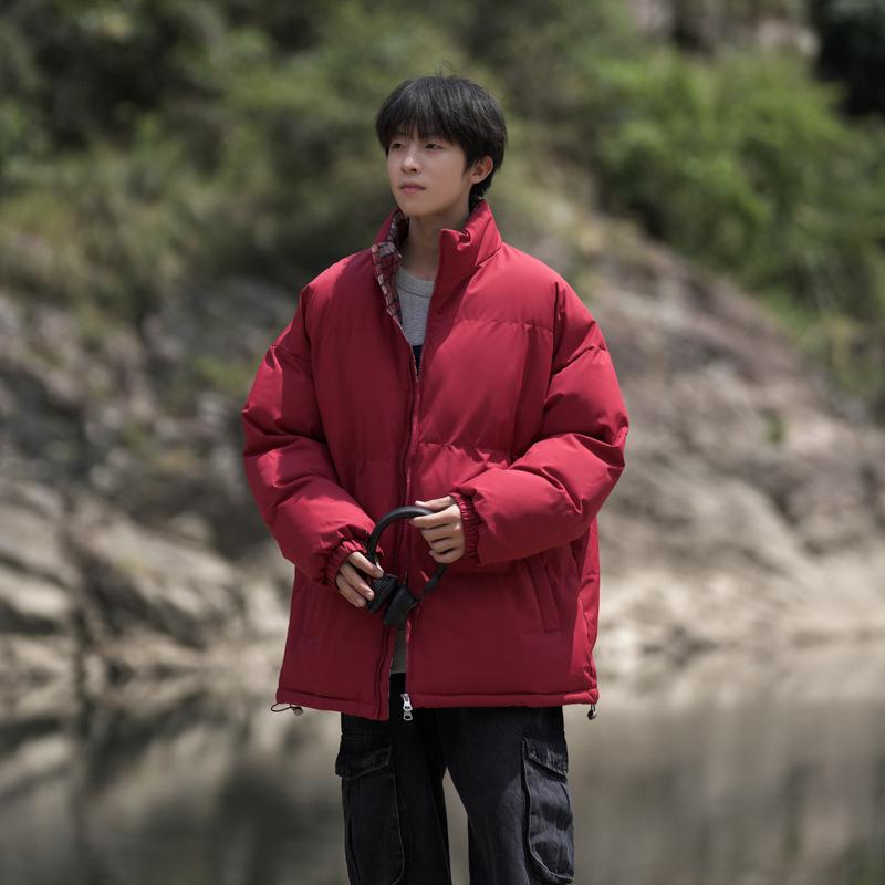 Men's and women's same cotton-padded clothes, new winter casual loose cotton-padded clothes, youth thickened jackets