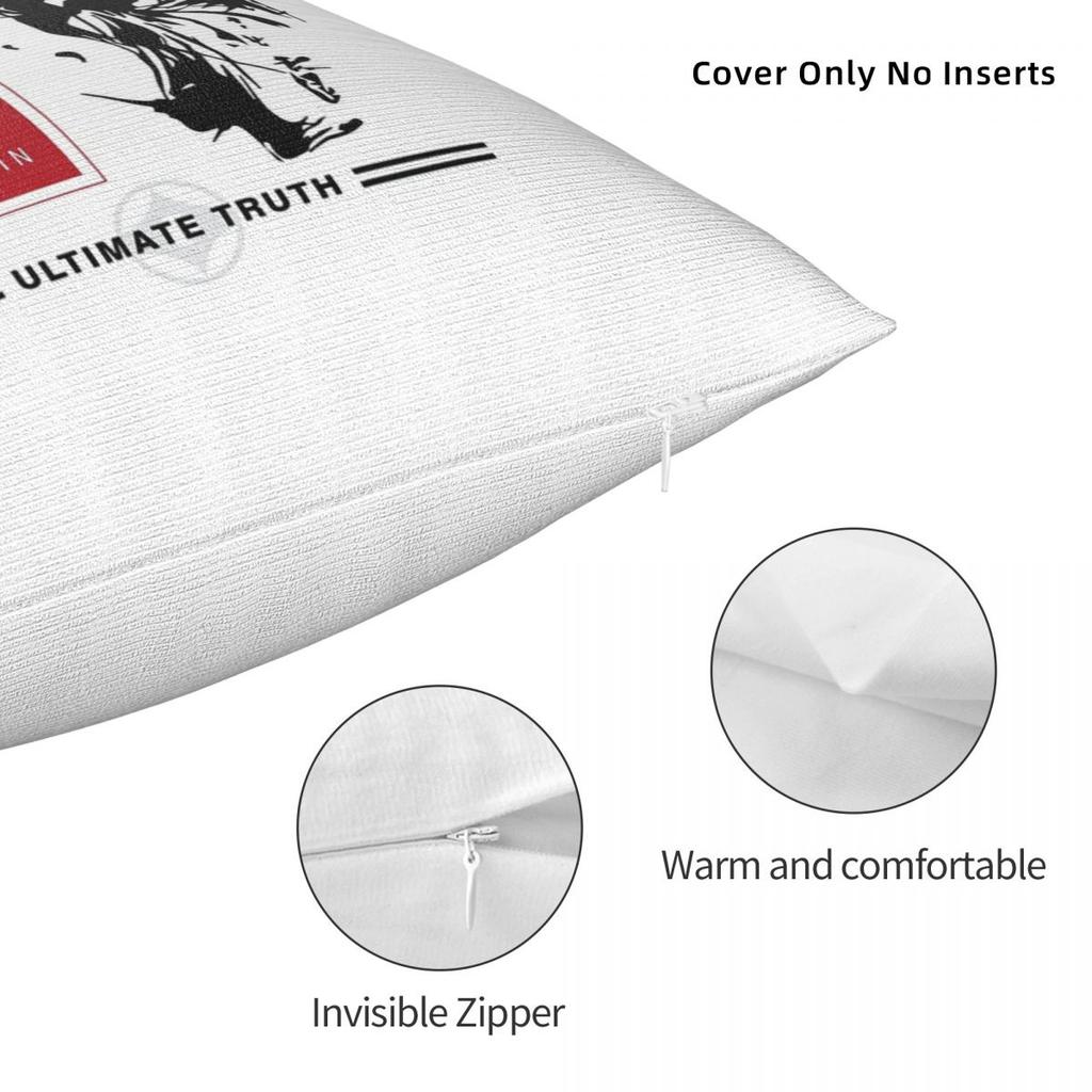 Kyokushin Karate Kanji Taijutsu  Square Pillowcase Cushion Cover Pillow Case Throw Pillow Cover for Home Sofa Living Room