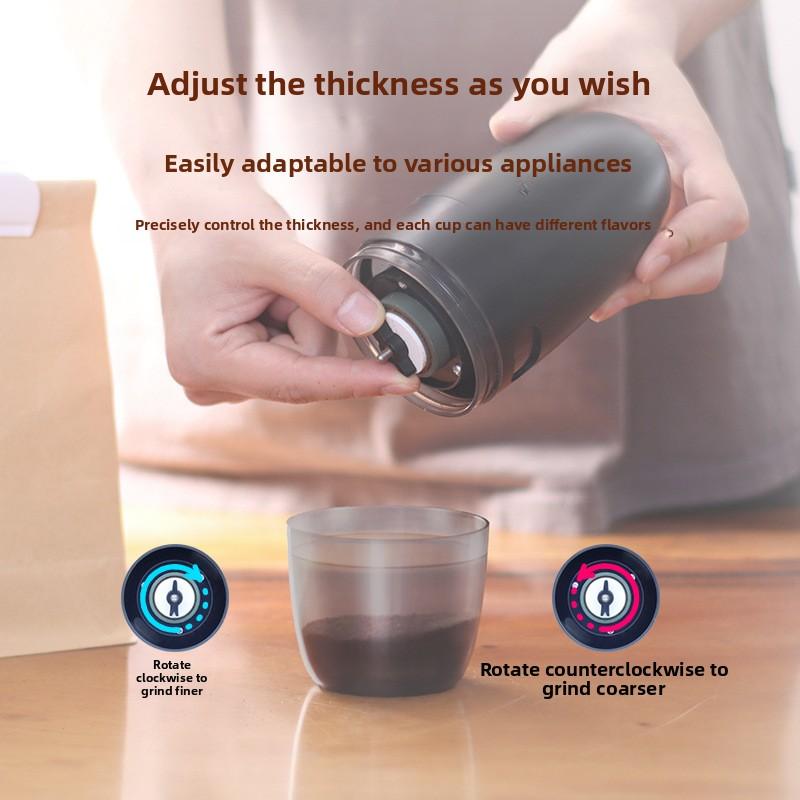 USB Portable Electric Coffee Grinder Italian Hand-brewed Coffee Bean Grinder Home Coffee Grinder Automatic