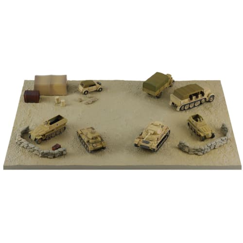 Pit-Road 1/144 SPK Series German Africa Corps (Battle of Tunisia) Plastic Model Kit SPK03 (Scenery)
