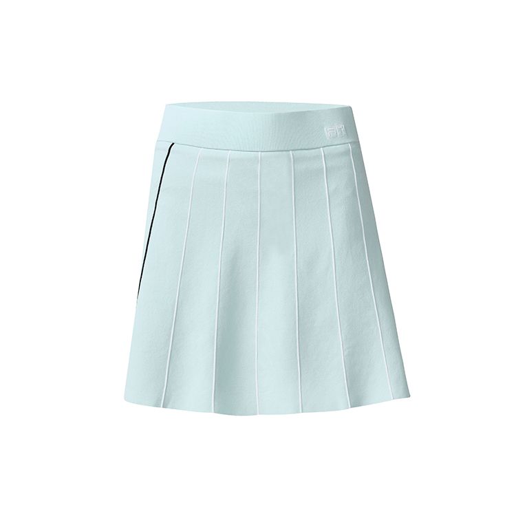 Fila Athletics Striped Golf Fashion Woven A-Line Comfortable Casual Skirt Women Skirts Elegant-Blue A11W235320F-LB