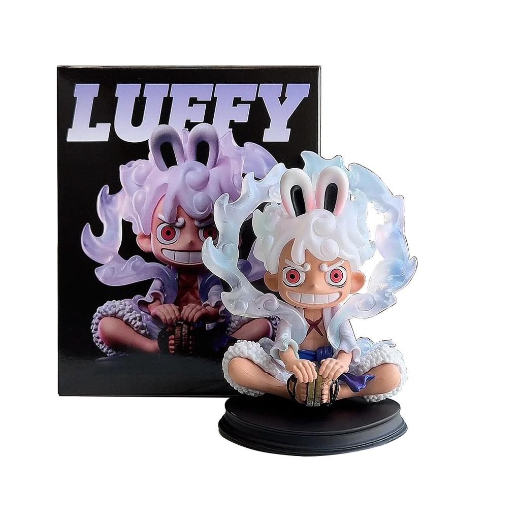 11cm One Piece Anime Figure Cute Nika Luffy Model Ornament Pvc Model Statue Collection Decoration Toys Birthday Gift Ornaments