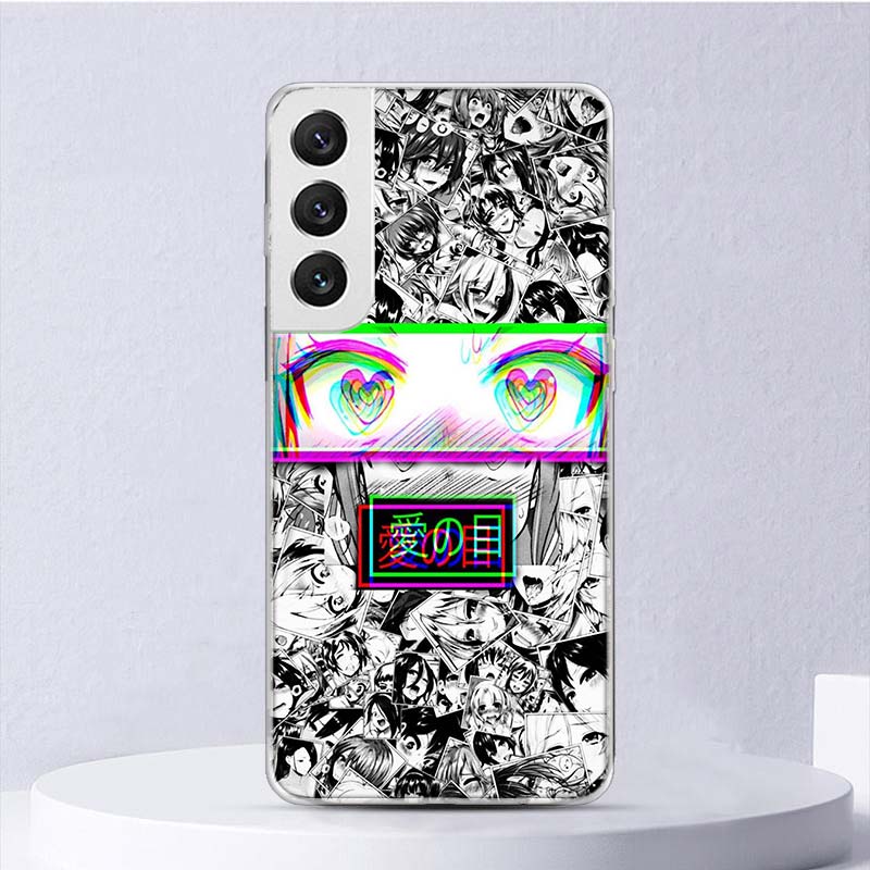 

Мягкий чехол с изображением аниме девушки Японии Манга с лицом для Samsung Galaxy M12 M21 M30S M31 M32 M51 M52, чехол для телефона Note 8 9 10 + 20 Ultra J4 J6 P Galaxy Note 20 Ultra