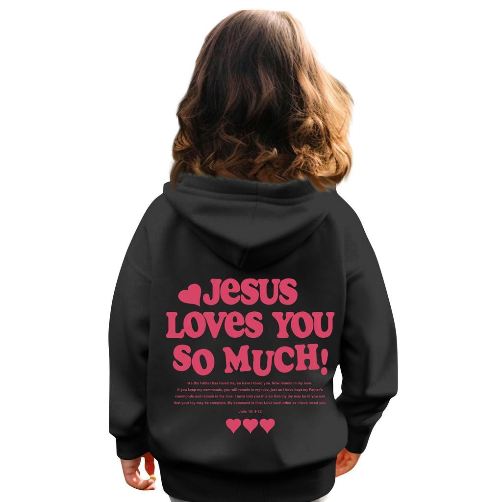 Kinder Hoodie Jungen und Mädchen Mode bedruckt Langarm Kapuzentasche Hoodie