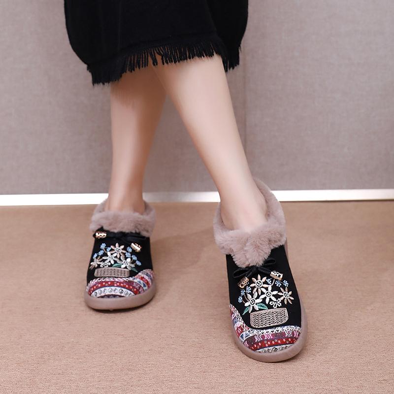

Winter New Women s Casual Cotton Shoes Warm and Comfortable Anti-slip and Durable Outsole Free Shipping Women s Cotton 35