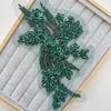 Lace Fabric Rhinestones Embroidery Applique Handmade Cloth Applique Exquisite Cloth Patch  Sewing