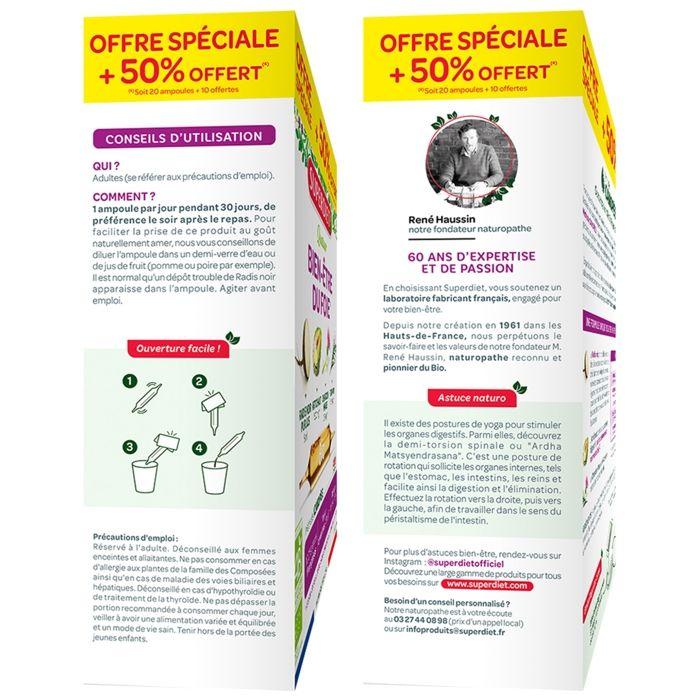 Super diet quatuor bio bien-être du foie 20 amp...