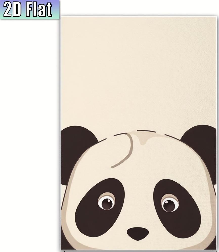 

Cute Panda Face Print Bath Towel Adorable Chinese Panda Pattern Soft Microfiber Towel for Bathroom Beach Travel Kawaii Hand W40*H60(CM)