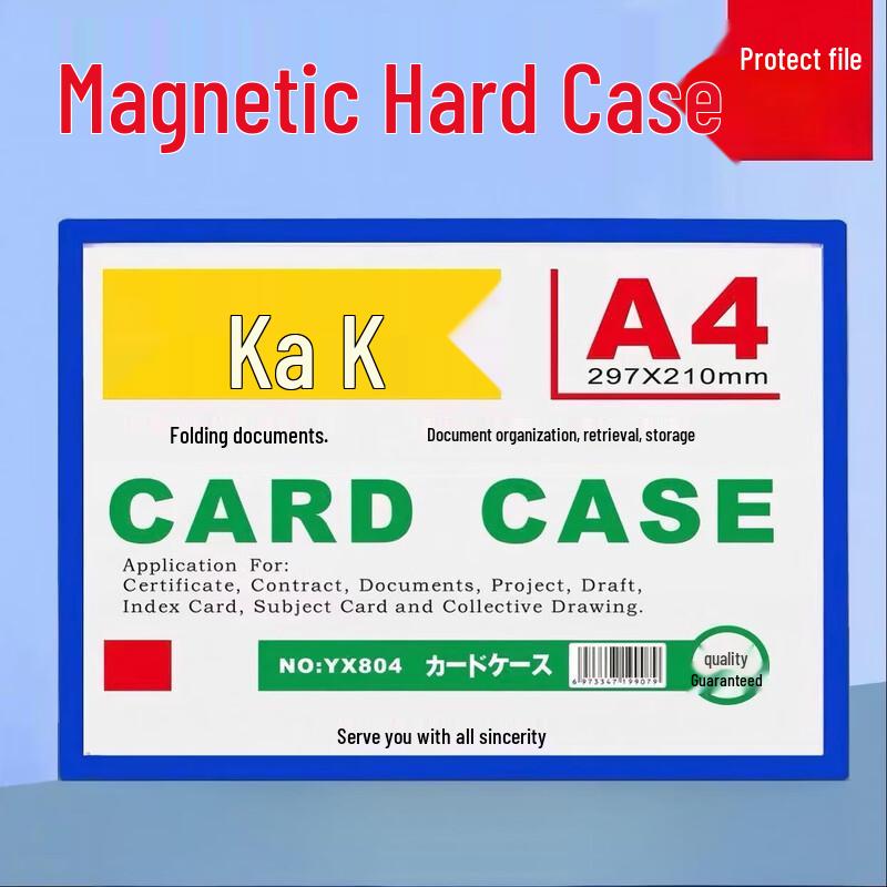 Magnetic A4 Document Display Sleeves