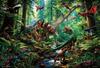 In Beverly 150 Large Piece Jigsaw Jurassic Dinosaurs X 38 [Made Japan] Puzzle (26 Cm) 150L-005