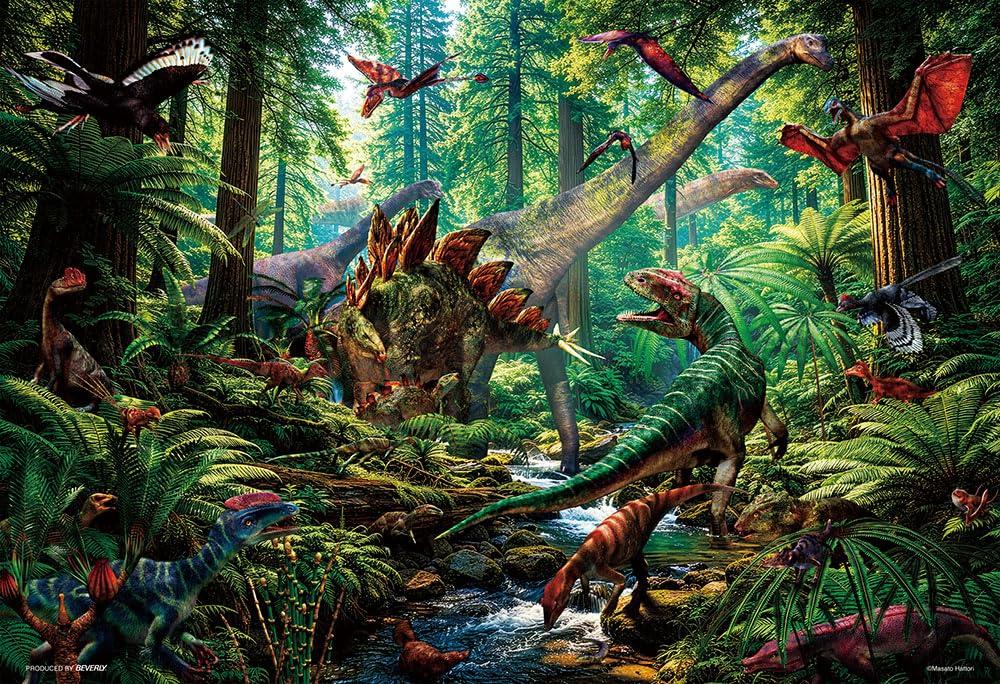 In Beverly 150 Large Piece Jigsaw Jurassic Dinosaurs X 38 [Made Japan] Puzzle (26 Cm) 150L-005