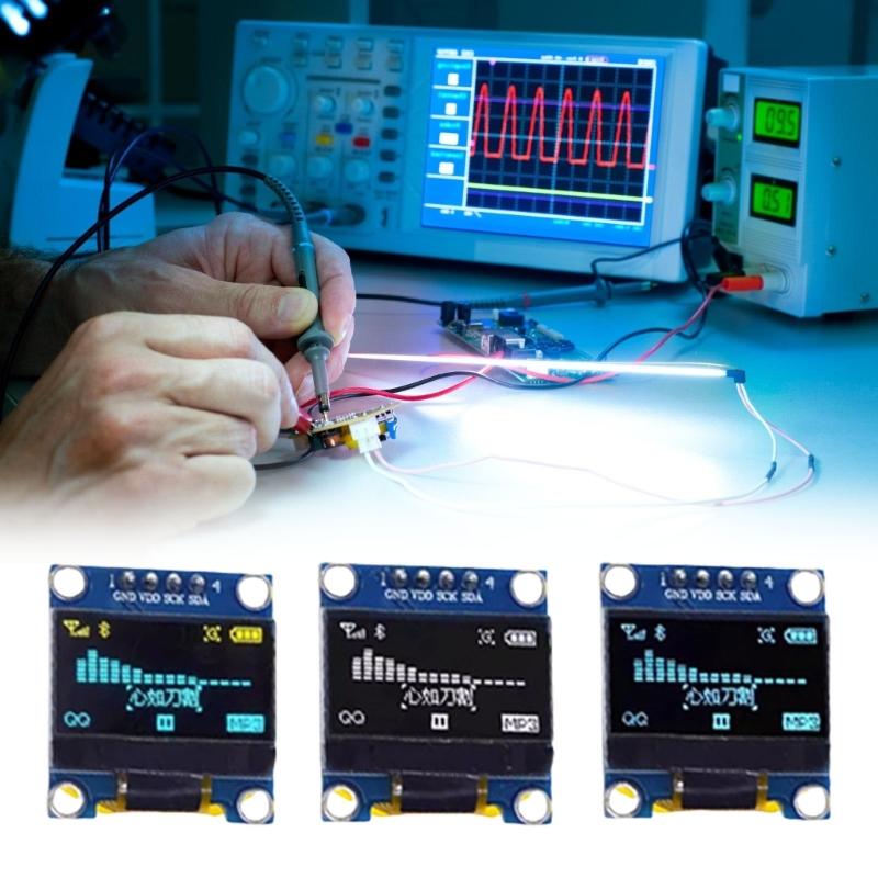High Contrast 0.96" OLEDs Screen Module SSD1306 I2C IIC SPI Serial for Home and Wearable Devices