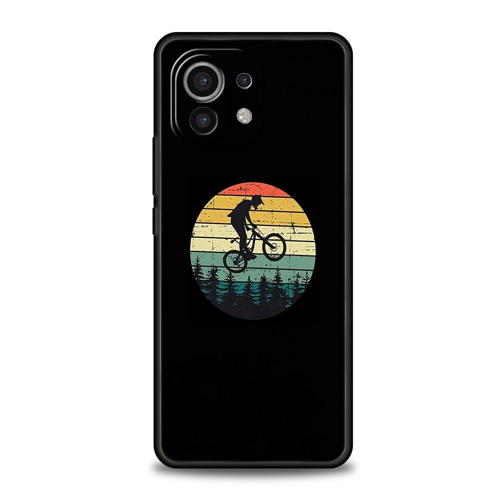 Mountain Bikes Cycling Phone Case For Xiaomi 12T 12 13 Pro Poco X3 NFC M3 F3 F4 M4 X4 Mi Note 10 11 Lite 10T 5G 11T 9T Cover